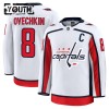 Lapsille NHL Washington Capitals Pelipaita Fanatics Premium Alexander Ovechkin 2024-25 vieras Valkoinen